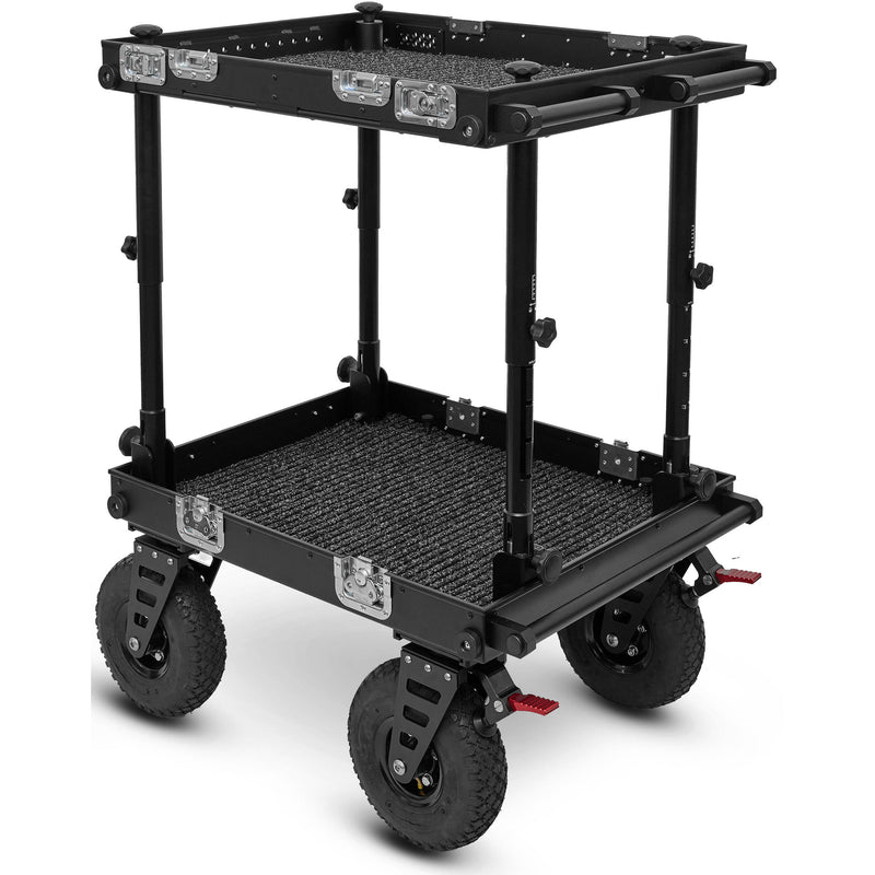 adicam MINI+ Film Cart with Height Adjustable Legs (Premium 10" Wheels, Silver Latches, 331 lb Load Capacity)