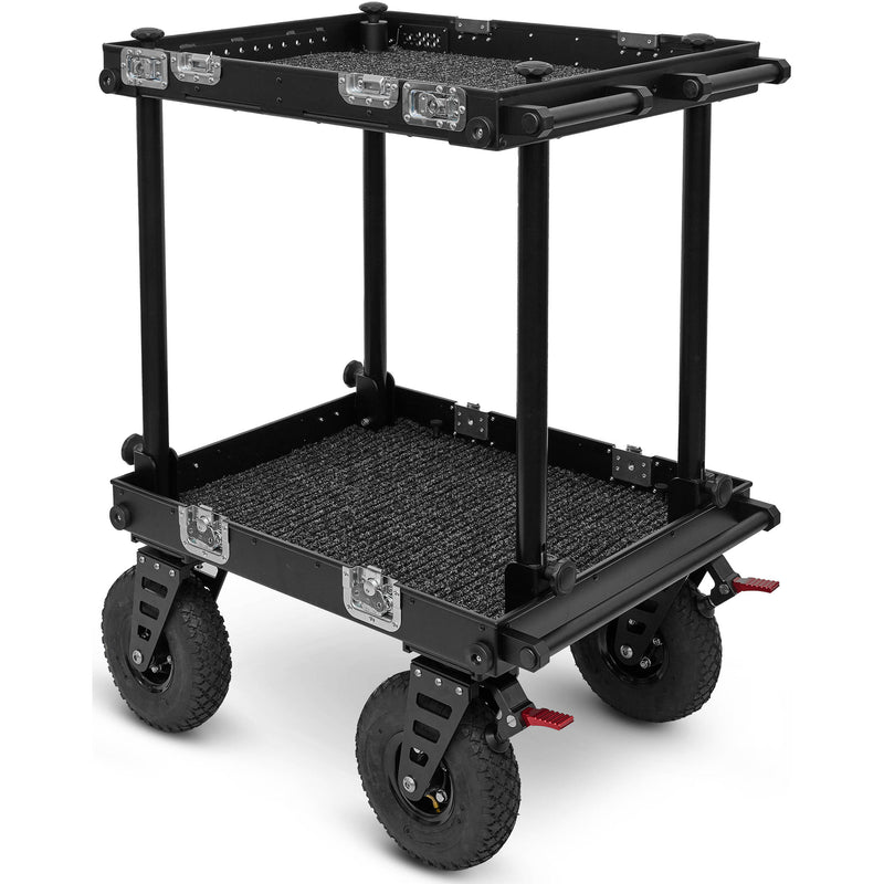 adicam MINI+ Film Cart with Standard Legs (Premium 10" Wheels, Silver Latches, 331 lb Load Capacity)