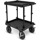 adicam MINI+ Film Cart with Height Adjustable Legs (Premium 9" Wheels, Black Latches, 331 lb Load Capacity)