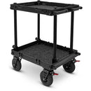 adicam MINI+ Film Cart with Standard Legs (Premium 9" Wheels, Black Latches, 331 lb Load Capacity)