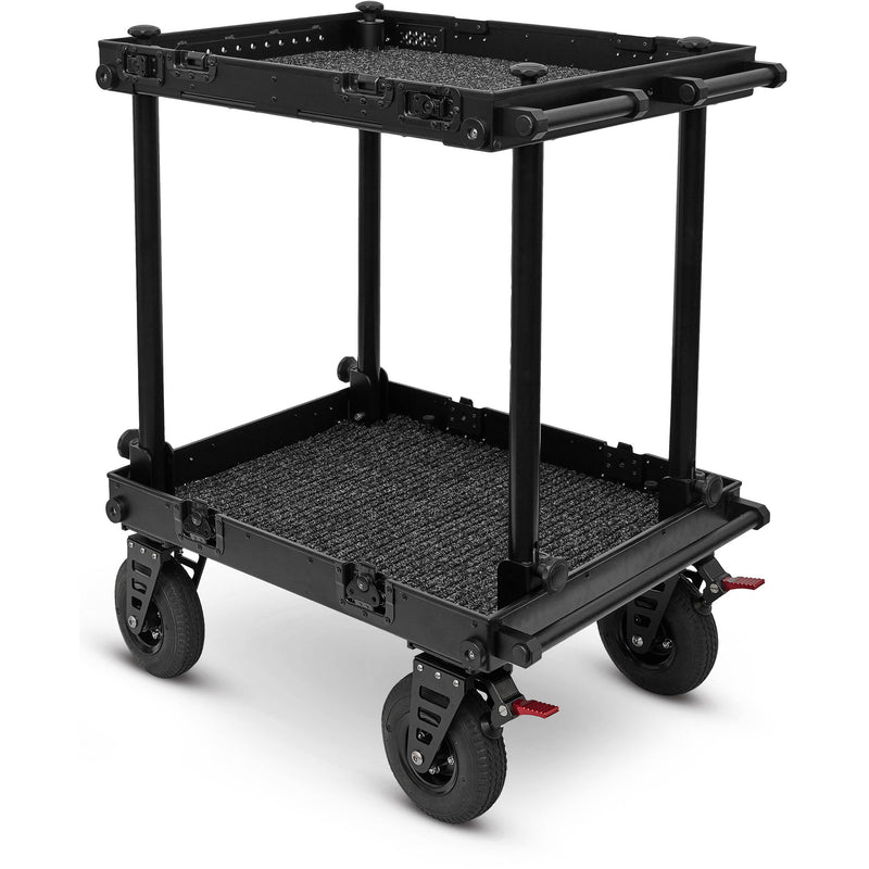 adicam MINI+ Film Cart with Standard Legs (Premium 9" Wheels, Black Latches, 331 lb Load Capacity)