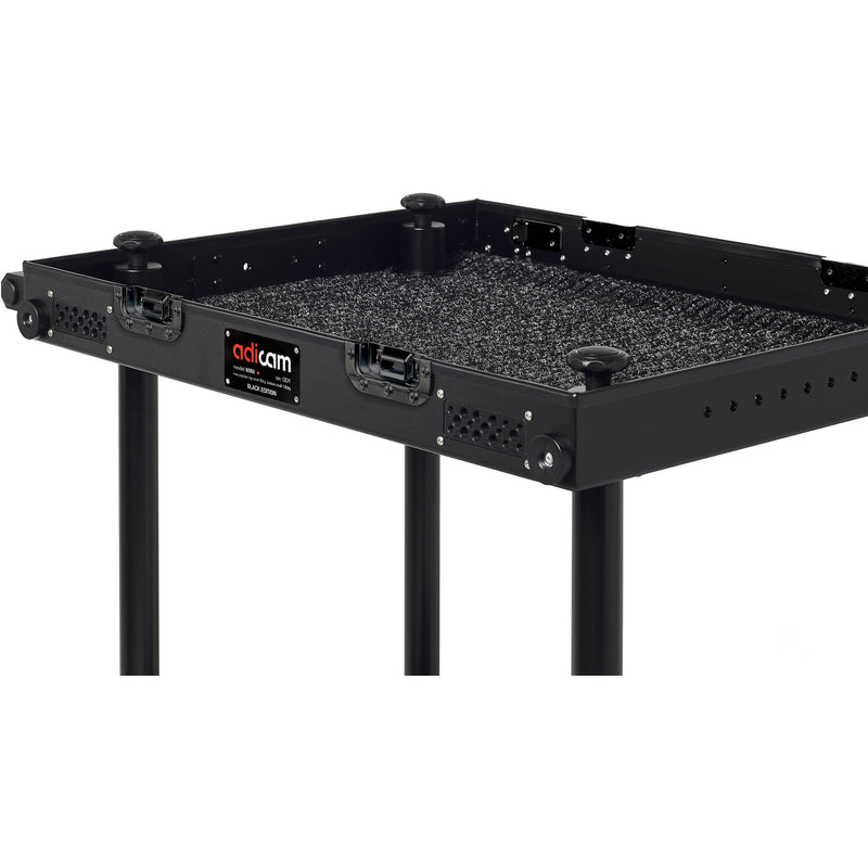 adicam MINI+ Film Cart with Height Adjustable Legs (10" Wheels, Black Latches, 331 lb Load Capacity)