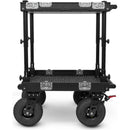 adicam MINI+ Film Cart with Height Adjustable Legs (Premium 10" Wheels, Silver Latches, 331 lb Load Capacity)