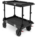 adicam STANDARD Film Cart with Height Adjustable Legs (Premium 9" Wheels, Silver Latches)