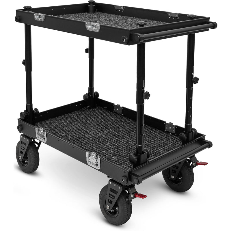 adicam STANDARD Film Cart with Height Adjustable Legs (Premium 9" Wheels, Silver Latches)