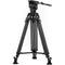 Tilta CT12 75mm Cine Fluid Head With 2-Stage One-Touch Carbon Fiber Tripod System (26.5 lb, Space Gray)