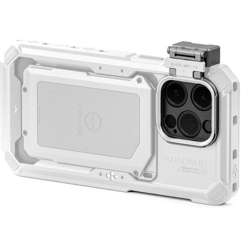 Tilta Khronos Quick Release Tray for iPhone 15 Pro and Pro Max (Titanium White)