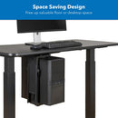 Mount-It! MI-7172 Deluxe Under-Desk CPU Mount with Sliding Track