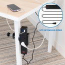 Mount-It! MI-7281B Power Strip and Clamp Desk Mount (Black)