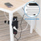 Mount-It! MI-7281B Power Strip and Clamp Desk Mount (Black)