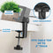 Mount-It! MI-7281B Power Strip and Clamp Desk Mount (Black)