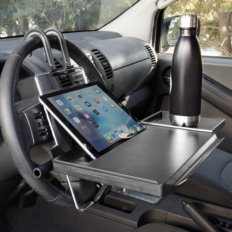 Mount-It! MI-7314 Height-Adjustable Steering Wheel & Backseat Tray
