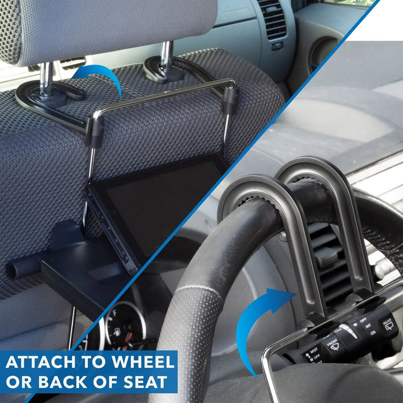 Mount-It! MI-7314 Height-Adjustable Steering Wheel & Backseat Tray