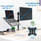 Mount-It! MI-7352LTMN Full-Motion Laptop & Monitor Desk Mount with Cooling Tray