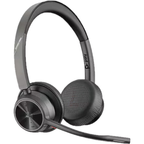 Poly Voyager 4320 Bluetooth Stereo Headset with BT700 USB-A Dongle (Microsoft Teams Certified)
