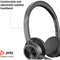Poly Voyager 4320 Bluetooth Stereo Headset with BT700 USB-A Dongle (Microsoft Teams Certified)