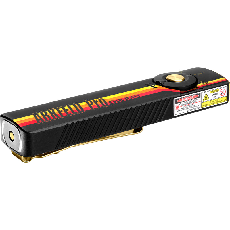 Olight Arkfeld Pro Class 3R Flashlight with LED Light, UV, and Laser (Racing Stripes)