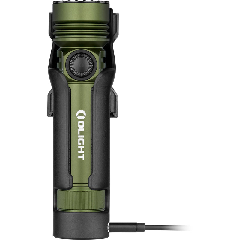 Olight Seeker 4 Pro Rechargeable LED Flashlight (Cool White LED, OD Green)