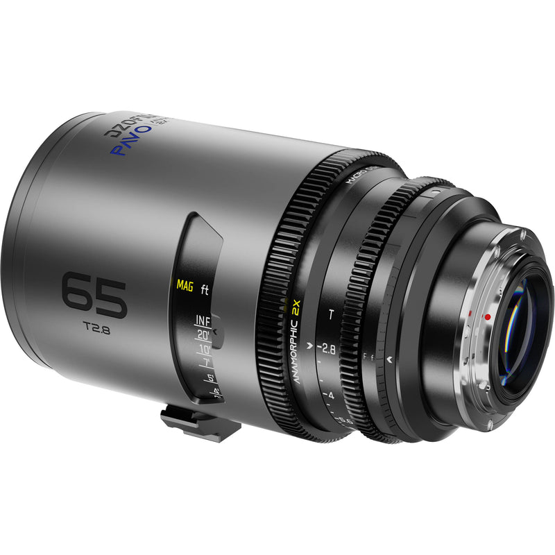 DZOFilm PAVO 65mm T2.8 2x Anamorphic Prime Lens (Blue Coating, PL/EF Mount, Feet)