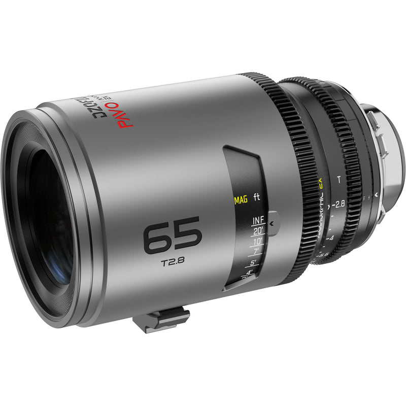 DZOFilm PAVO 65mm T2.8 2x Anamorphic Prime Lens (Neutral Coating, PL/EF Mount, Feet)