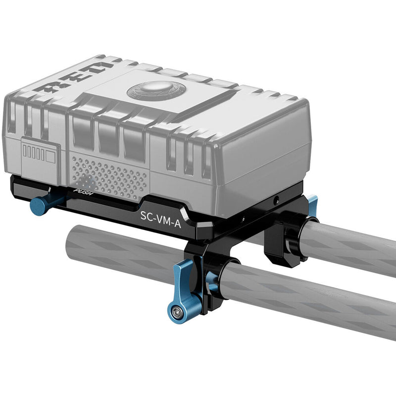 Sirui V-Lock Battery Plate with Dual 15mm Rod Clamp