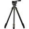 Tilta 75mm Cine Fluid Head with 3-Stage Carbon Fiber Tripod Legs (17.6 lb Load, Forest Camo)