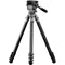 Tilta 75mm Cine Fluid Head with 3-Stage Carbon Fiber Tripod Legs (17.6 lb Load, Snow Camo)