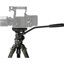 Tilta 75mm Cine Fluid Head with 3-Stage Carbon Fiber Tripod Legs (17.6 lb Load, Forest Camo)