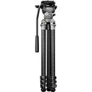 Tilta 75mm Cine Fluid Head with 3-Stage Carbon Fiber Tripod Legs (17.6 lb Load, Snow Camo)