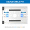 Mount-It! Anti-Theft Floor Stand with Document Holder for Apple iPad White