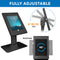 Mount-It! Anti-Theft Countertop Stand for Apple iPad (Black)