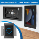 Mount-It! Anti-Theft Tablet Wall Mount for Apple iPad Models (Black)