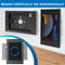 Mount-It! Anti-Theft Tablet Wall Mount for Apple iPad Models (Black)