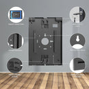 Mount-It! Anti-Theft Tablet Wall Mount for Apple iPad Models (Black)