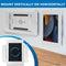 Mount-It! Anti-Theft Tablet Wall Mount for Apple iPad Models (White)