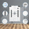 Mount-It! Anti-Theft Tablet Wall Mount for Apple iPad Models (White)