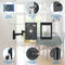 Mount-It! Anti-Theft Wall Mount with Swing Arm for Apple iPad Models (Black)