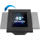 Mount-It! Anti-Theft Apple iPad Countertop Stand and Wall Mount (Black)