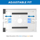 Mount-It! Anti-Theft Apple iPad Countertop Stand and Wall Mount (White)