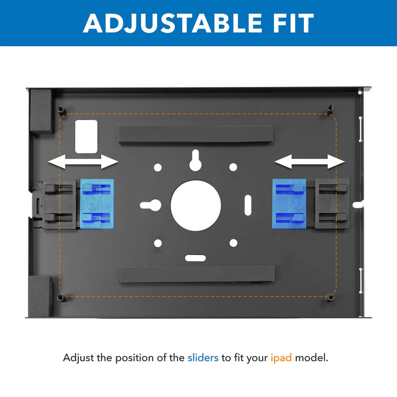 Mount-It! Anti-Theft Tablet Floor Stand with Height Adjustment for Apple iPad