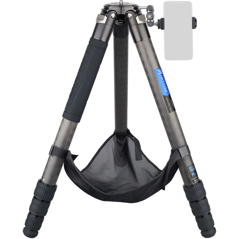 ARTCISE CS90C Carbon Fiber Tripod with Smartphone Holder (Black)