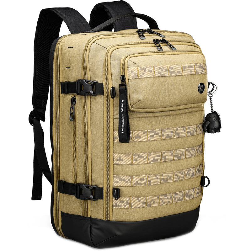 Swissdigital Berg Pro XL Camera Backpack (Dark Khaki, 37L)