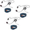 Eartec EP3CYB Evade E-PAK 3-Person Intercom System with Cyber Headsets (2.4 GHz)