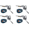 Eartec EP4LZ Evade E-PAK 4-Person Intercom System with Lazer-Pro Headsets (2.4 GHz)