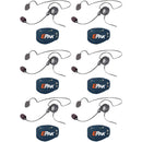 Eartec EP6CYB Evade E-PAK 6-Person Intercom System with Cyber Headsets (2.4 GHz)