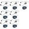 Eartec EP7CYB Evade E-PAK 7-Person Intercom System with Cyber Headsets (2.4 GHz)