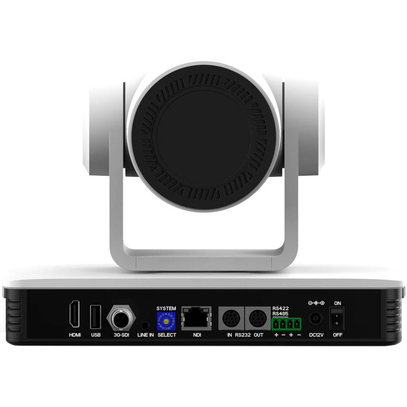 DVDO C5-1 4K NDI HDMI/IP/3G-SDI/USB PTZ Camera with 25x Optical Zoom & AI Auto Tracking (White)
