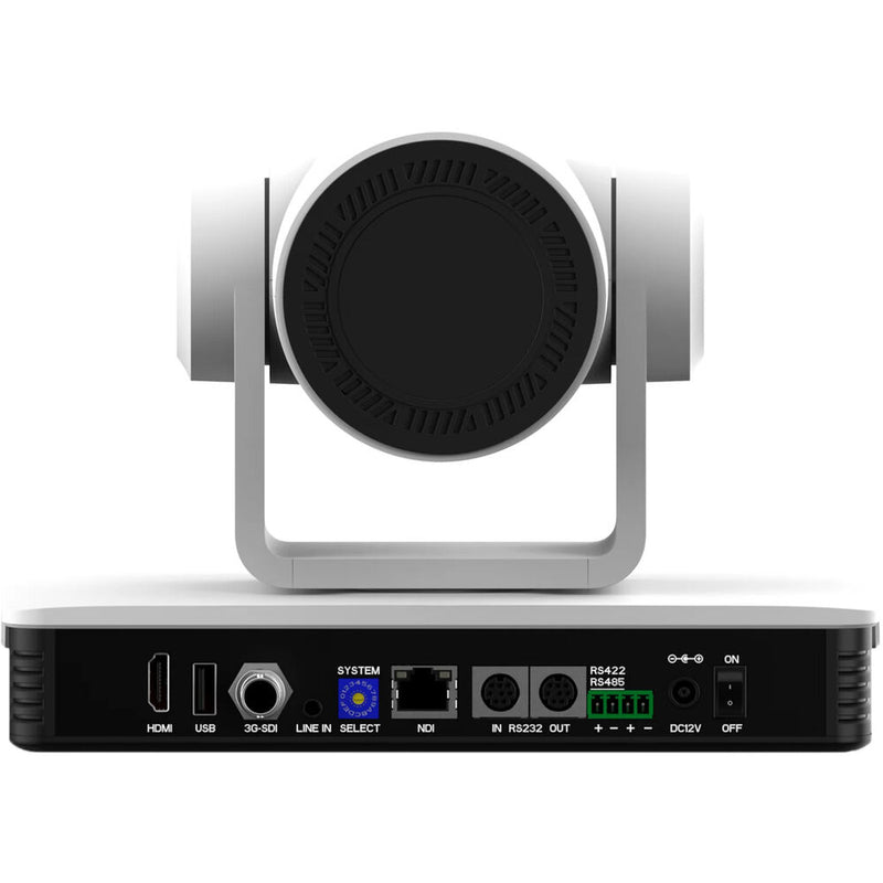 DVDO C5-1 4K HDMI/IP/3G-SDI/USB PTZ Camera with 25x Optical Zoom & AI Auto Tracking (White)