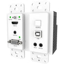 DVDO 4K HDMI & VGA Wall Plate Extender Kit Over HDBaseT with USB