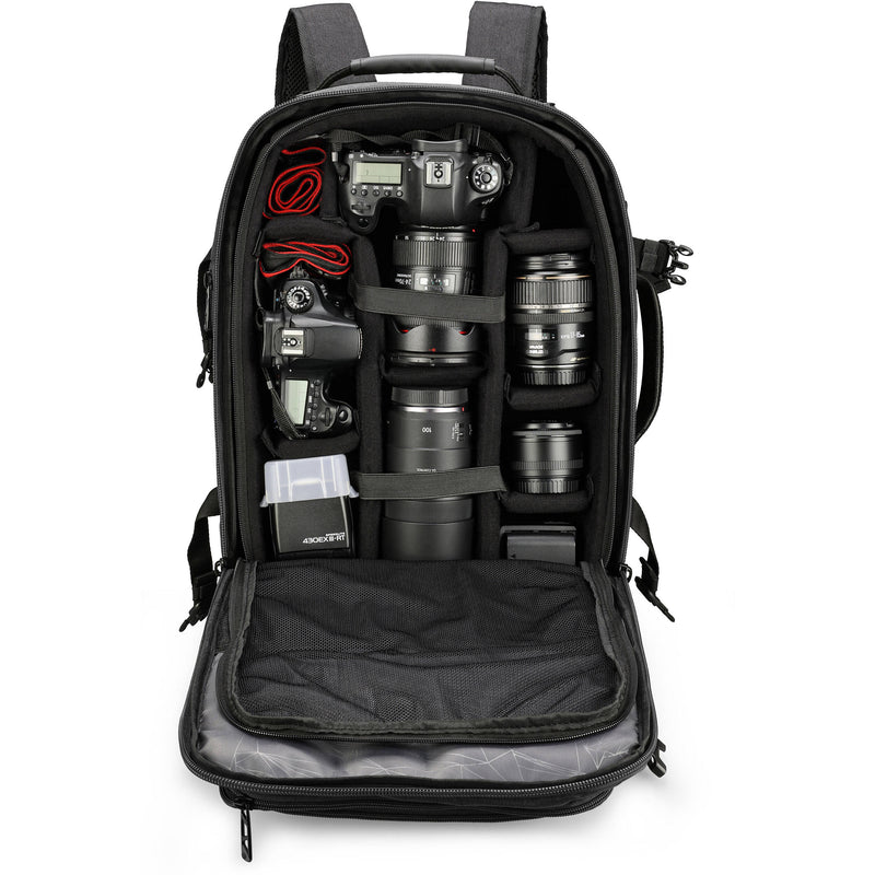 Swissdigital Berg Pro XL Camera Backpack (Black, 37L)